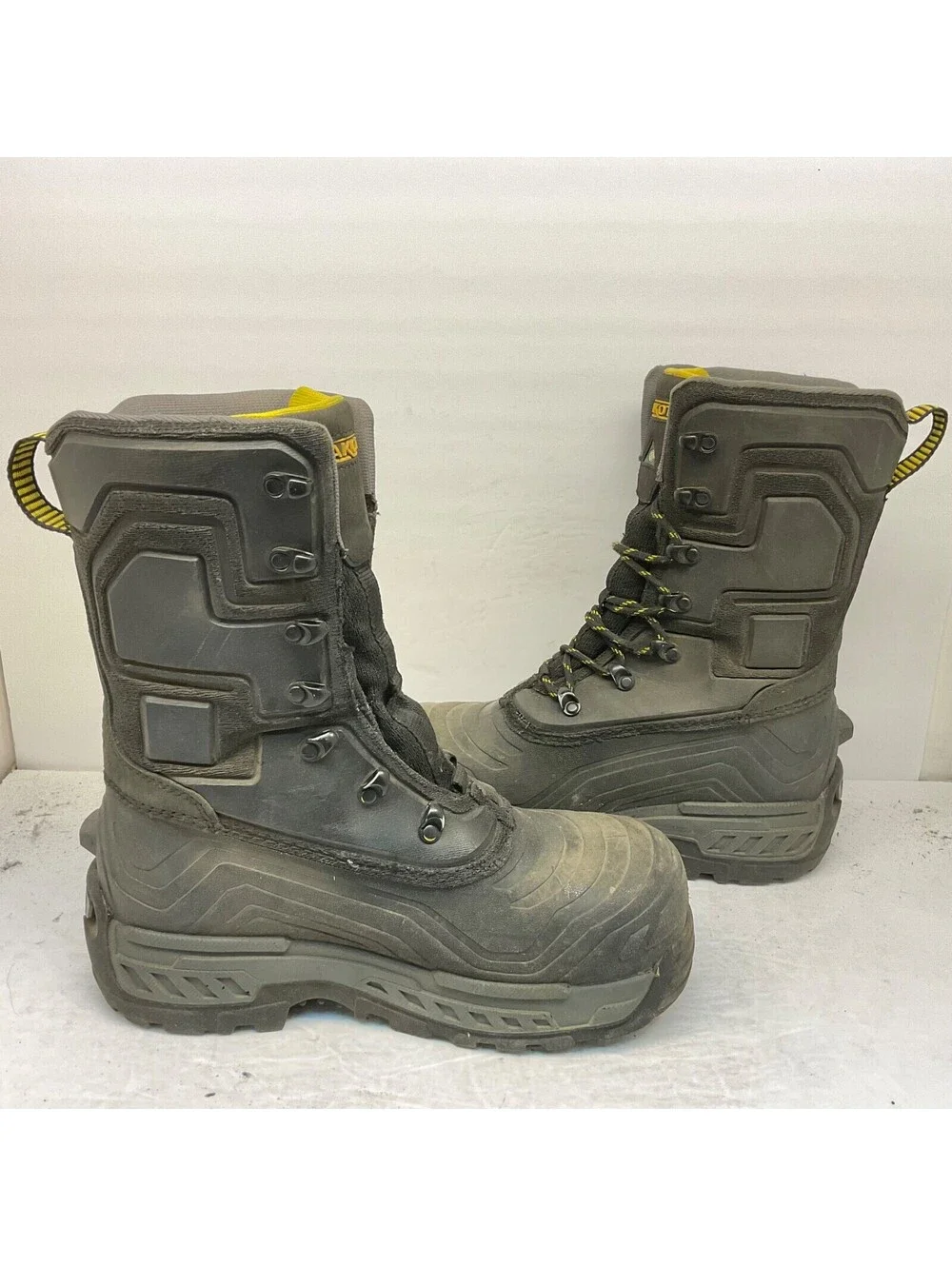 DAKOTA Men's Traction-On-Demand Comp. Toe Comp. Plate Winter Boots 8912 Black 7M